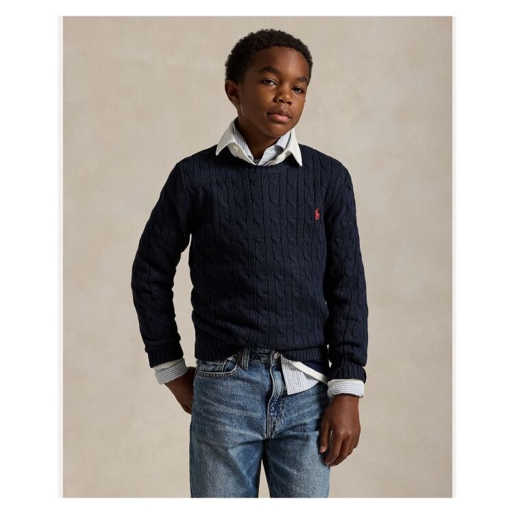 Ralph Lauren 323702674 Trui Kabel 323702674 Trui Kabel - www.romeynkids.nl - Romeyn Kids