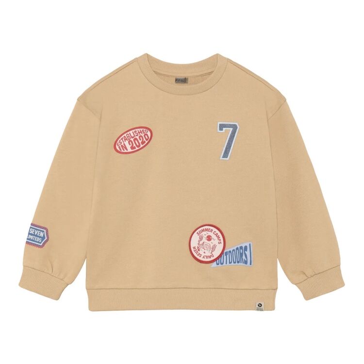 Daily Seven 920288 Oversized Sweater Badges 920288 Oversized Sweater Badges - www.romeynkids.nl - Romeyn Kids