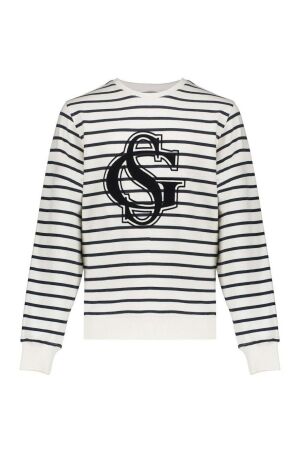 Geisha Truien & Sweats Geisha 62091K-41 Sweat Striped