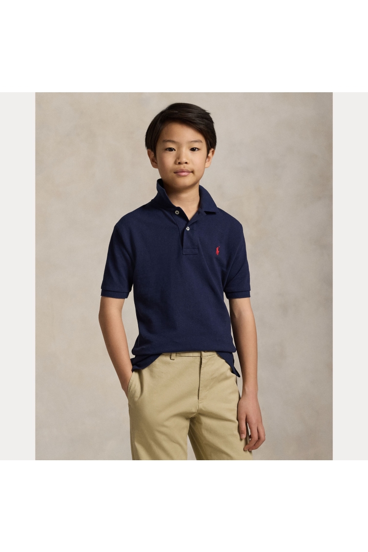 Ralph Lauren THe Iconic Mesh Polo Shirt jongens polo Grijs