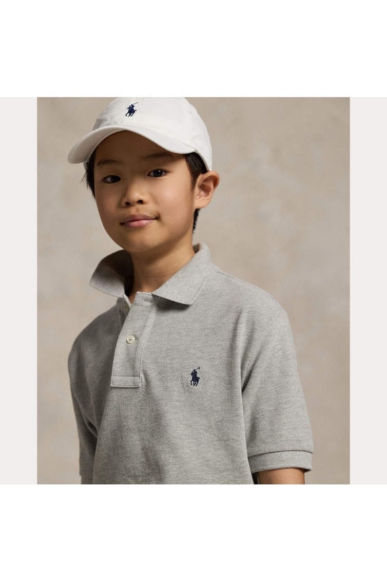Ralph Lauren THe Iconic Mesh Polo Shirt jongens polo Grijs