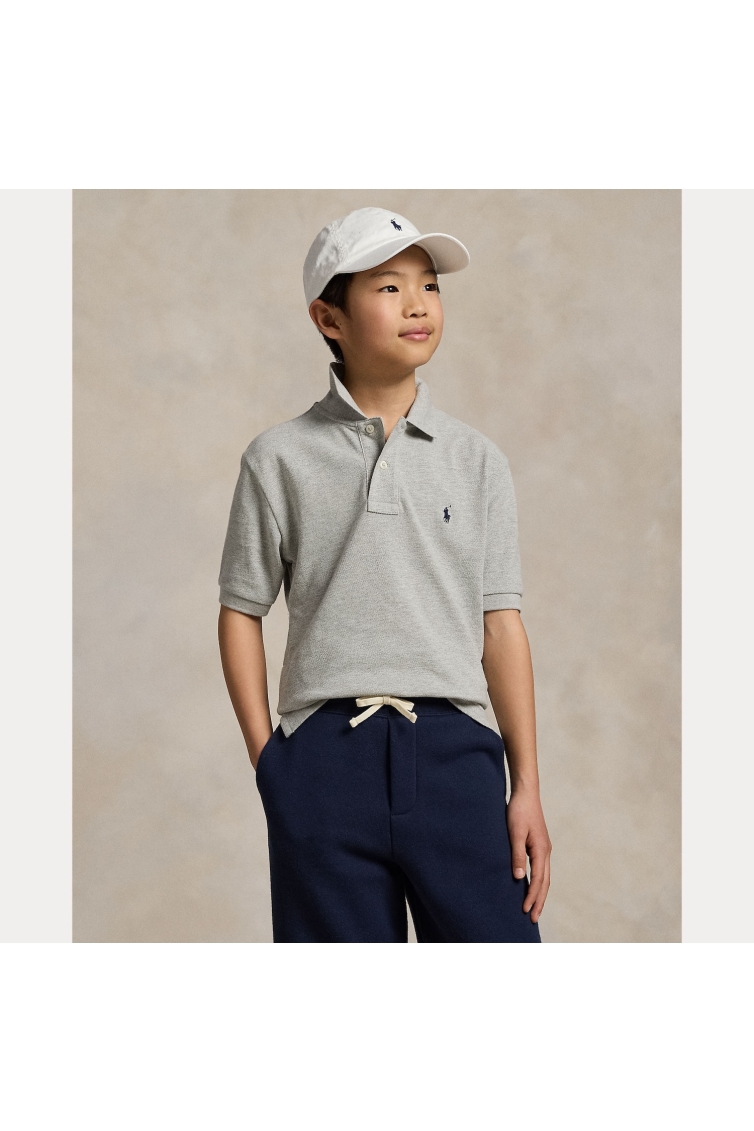 Ralph Lauren THe Iconic Mesh Polo Shirt jongens polo Grijs