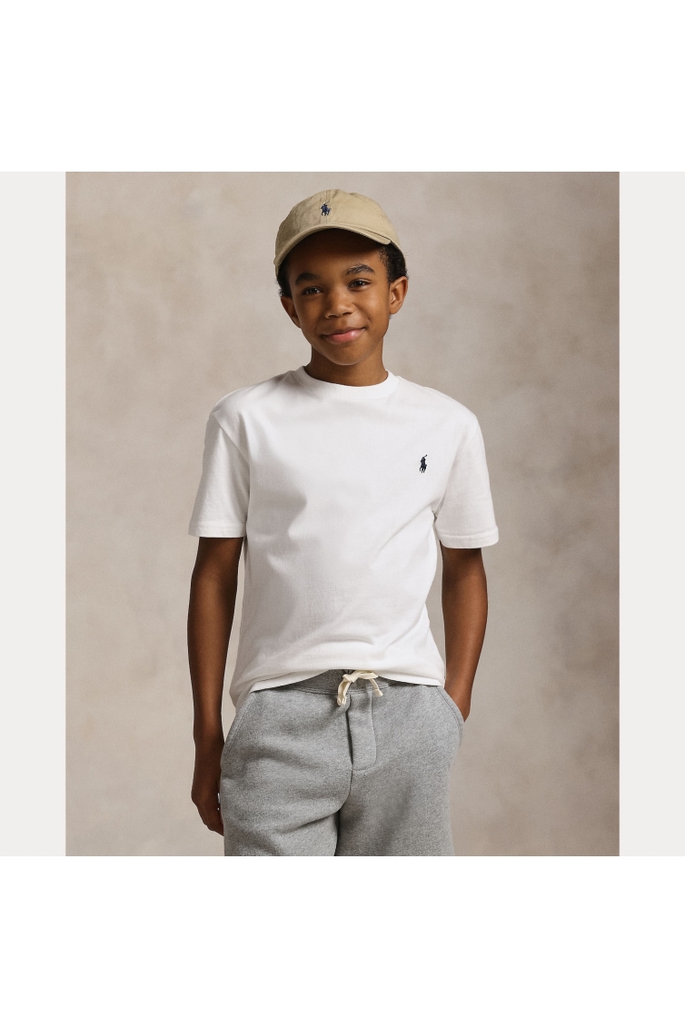 Ralph Lauren The Cotton Tee jongens t-shirt & top Wit