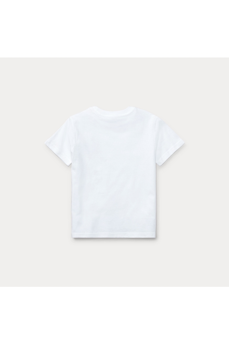 Ralph Lauren The Cotton Tee jongens t-shirt & top Wit