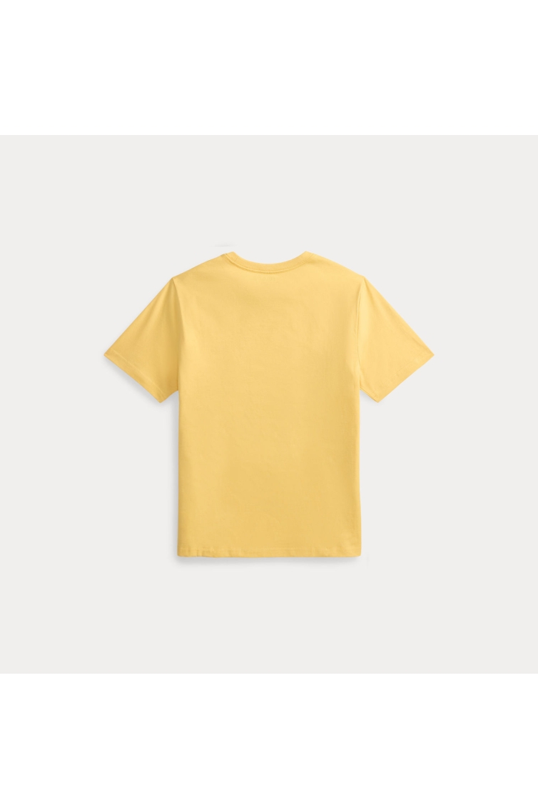 Ralph Lauren The Cotton Tee jongens t-shirt & top Geel