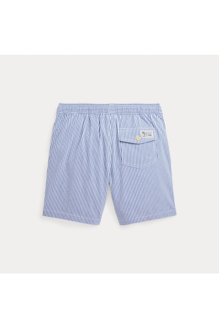 Ralph Lauren TRAVELER STRETCH SEERSUCKER SWIM TRUNK Blauw