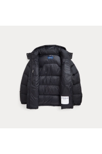 Ralph Lauren Gorham Down Hooded Jacket jongens jas & jack Zwart