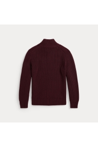 Ralph Lauren Cotton Half Zip Knit jongens trui & sweat Blauw
