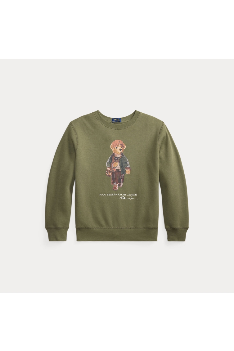 Ralph Lauren Knit-Sweatshirt Crew jongens trui & sweat Groen