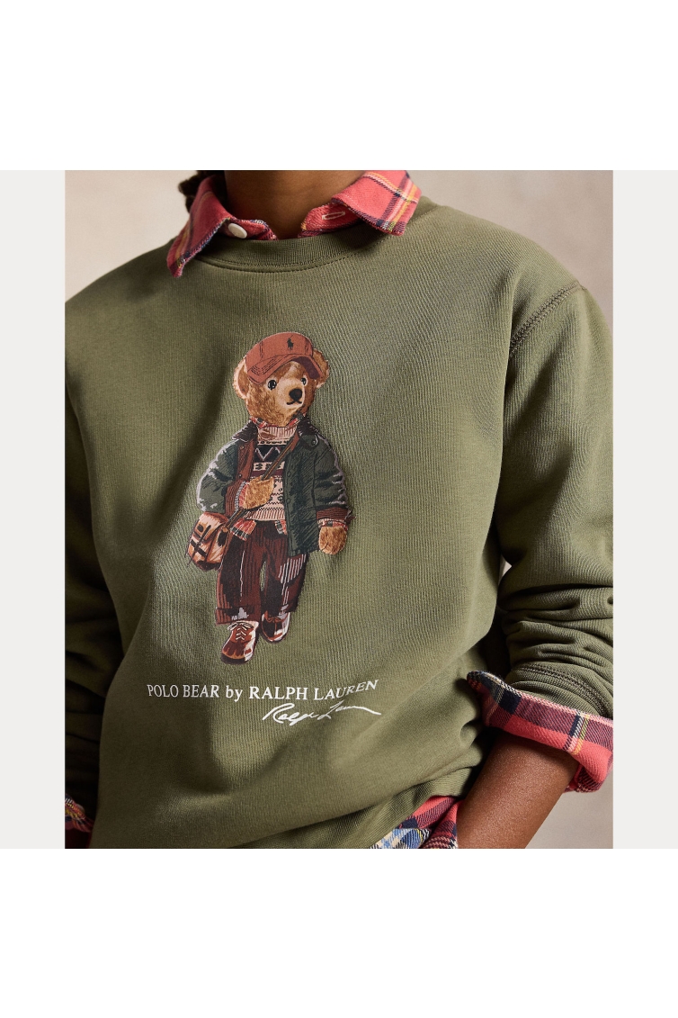 Ralph Lauren Knit-Sweatshirt Crew jongens trui & sweat Groen