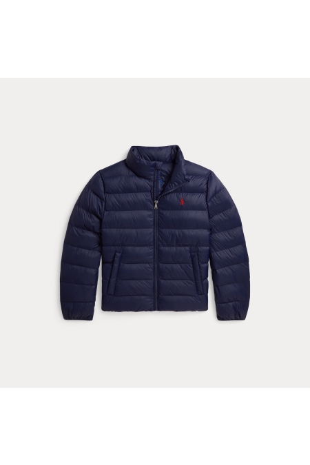 Ralph Lauren The Colden Packable Quilted jongens jas & jack Blauw