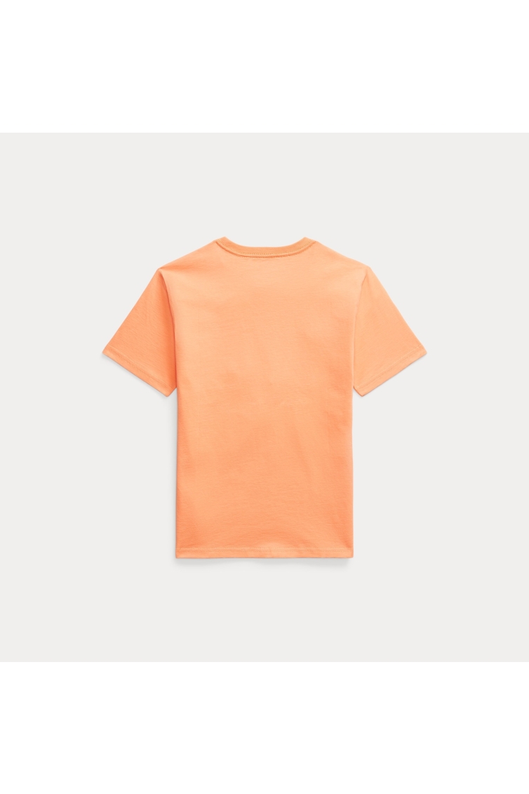 Ralph Lauren The Cotton Tee jongens t-shirt & top Zalm