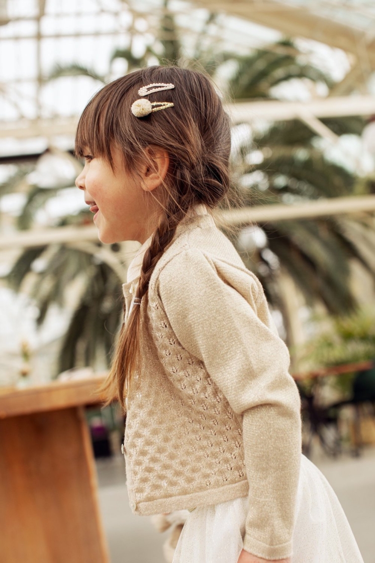 Lebig Uma cardigan CD00100 meisjes vest Geel