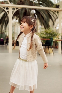 Lebig Uma cardigan CD00100 meisjes vest Geel