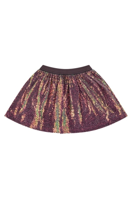 Stains & Stories Rok Sequin SSA24608892 meisjes rok Paars