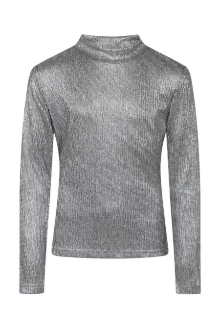 Ai&Ko Top Zera Plisse Pes 165 meisjes trui & sweat Lichtgrijs