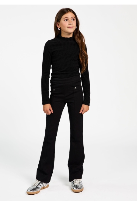 Ai&Ko Broek Laila Vis 287 meisjes broek Zwart