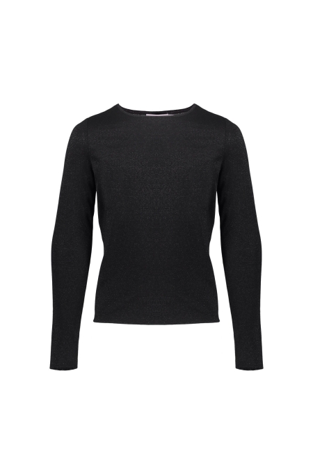 Geisha Top Ls Turtle 52567K-47 meisjes trui & sweat Zwart