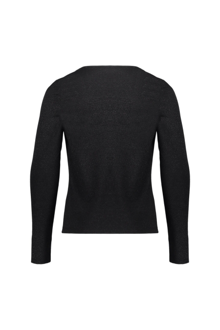 Geisha Top Ls Turtle 52567K-47 meisjes trui & sweat Zwart