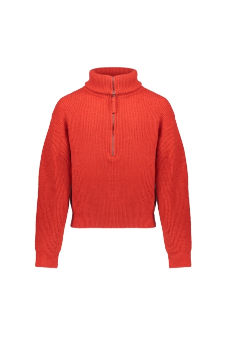 Geisha Pullover Zipper 54543K-14 meisjes trui & sweat Rood