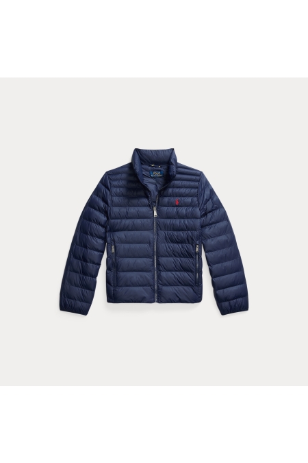 Ralph Lauren P-layer Quilted Jacket jongens jas & jack Donkerblauw