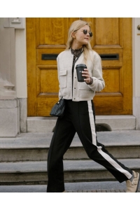 Ai&Ko Broek Otis Vis 370 meisjes broek Zwart