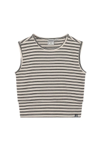Indian Blue Jeans 970725 Cropped Stripe Top