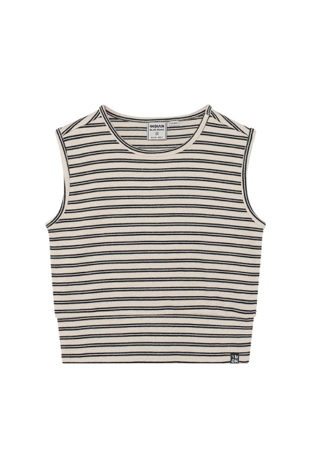 Indian Blue Jeans 970725 Cropped Stripe Top