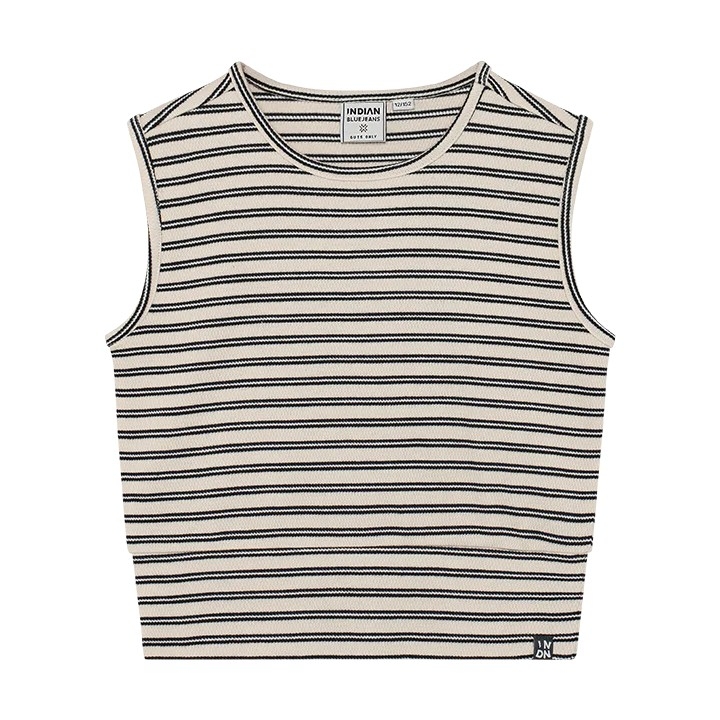 Indian Blue Jeans 970725 Cropped Stripe Top