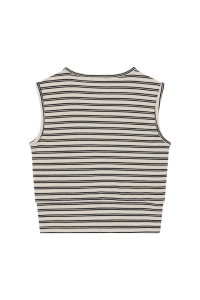Indian Blue Jeans 970725 Cropped Stripe Top
