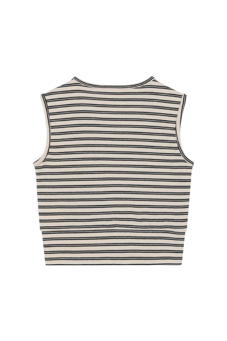 Indian Blue Jeans 970725 Cropped Stripe Top