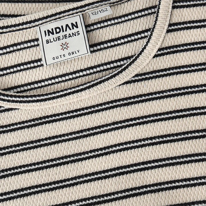 Indian Blue Jeans 970725 Cropped Stripe Top