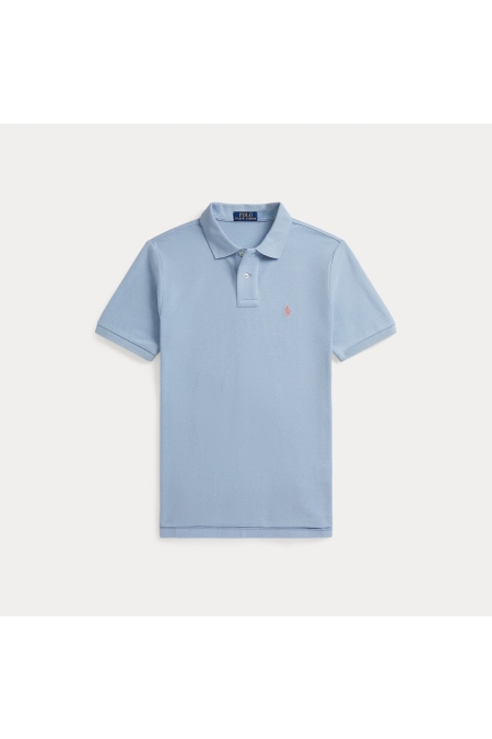 Ralph Lauren The Iconic Mesh Polo Shirt jongens polo Lichtblauw