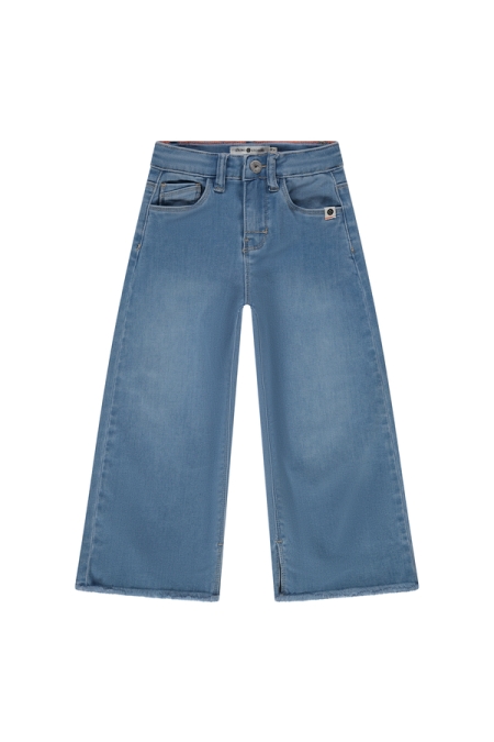 Stains & Stories Broek Wide Leg Jeans meisjes jeans Midden denim