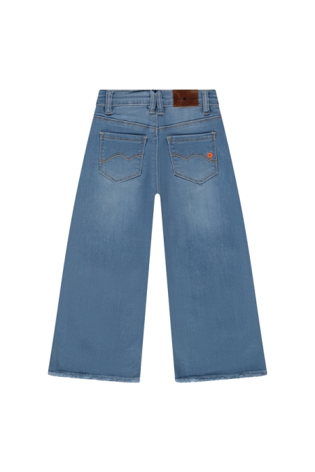 Stains & Stories Broek Wide Leg Jeans meisjes jeans Midden denim