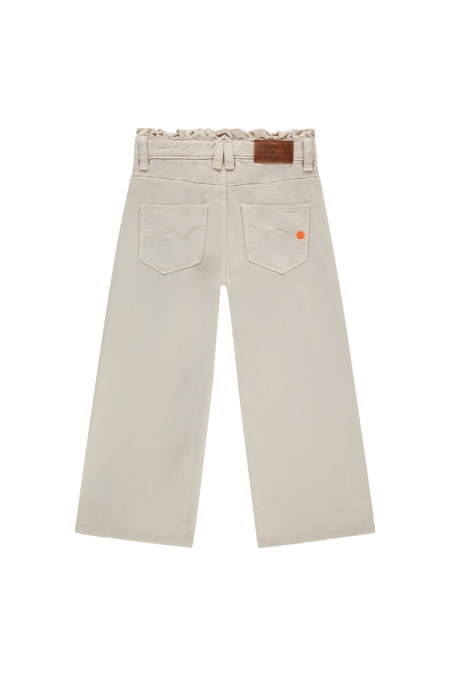 Stains & Stories Broek Wide Leg meisjes jeans Ecru