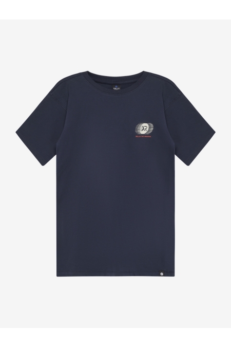 Rellix T-Shirt Backprint jongens t-shirt & top Donkerblauw