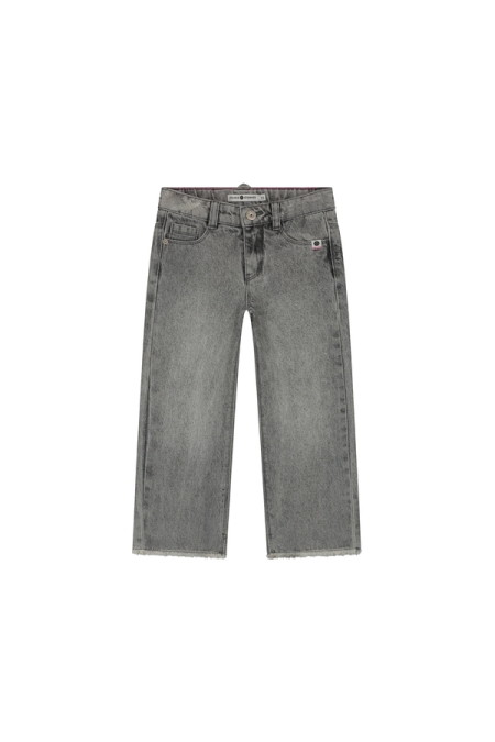 Stains & Stories girls wide leg pants meisjes jeans Grijs