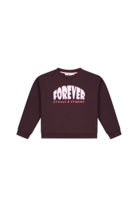 Stains & Stories girls sweatshirt meisjes trui & sweat Rood
