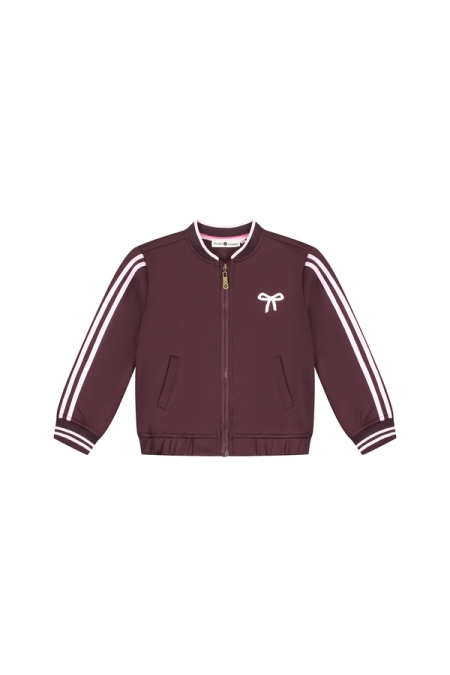 Stains & Stories girls track cardigan meisjes vest Rood