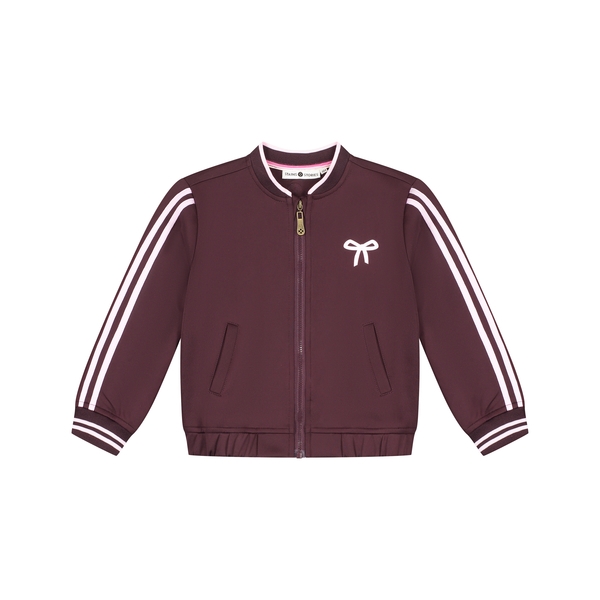 Stains & Stories girls track cardigan meisjes vest Rood