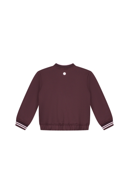 Stains & Stories girls track cardigan meisjes vest Rood