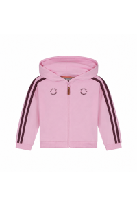 Stains & Stories girls sweat cardigan meisjes vest Roze