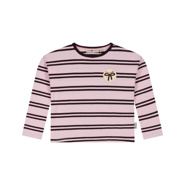 Stains & Stories girls t-shirt long sleeve meisjes trui & sweat Roze