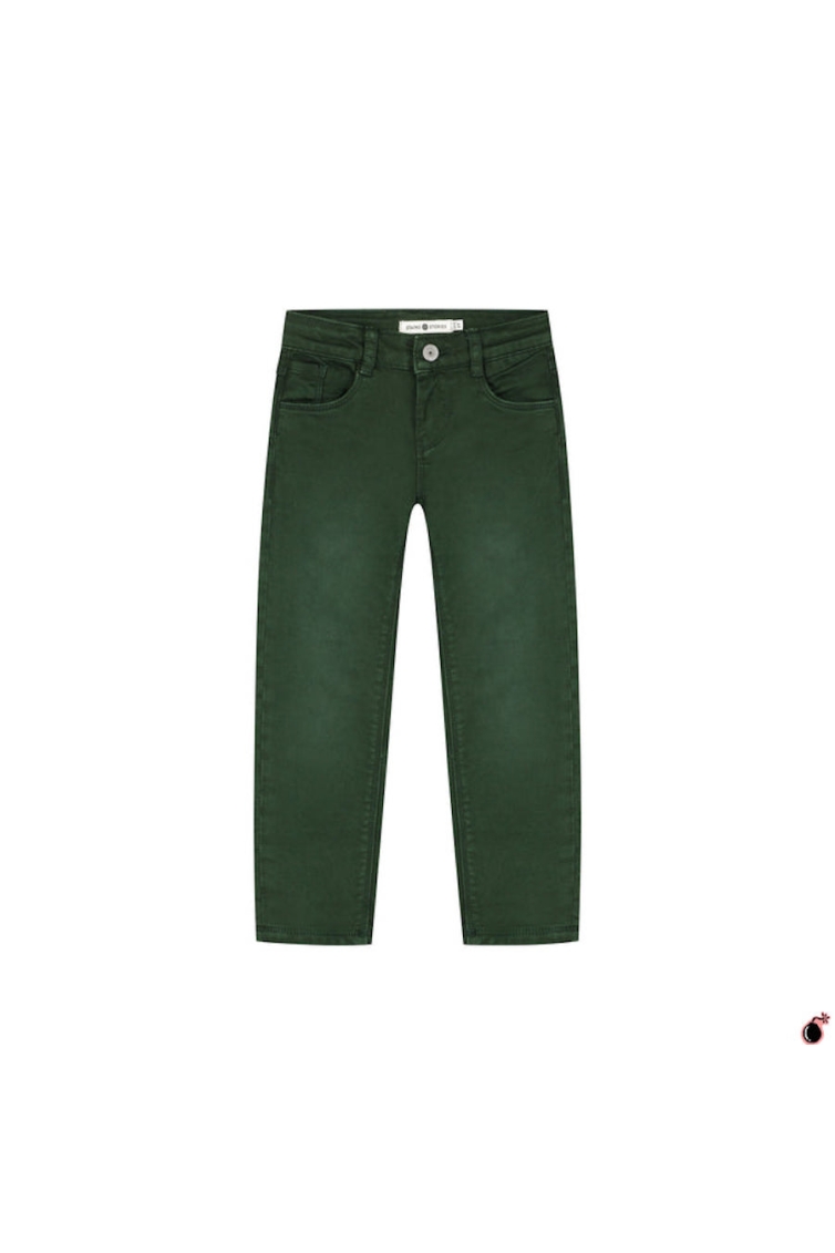Stains & Stories pants jongens broek Groen