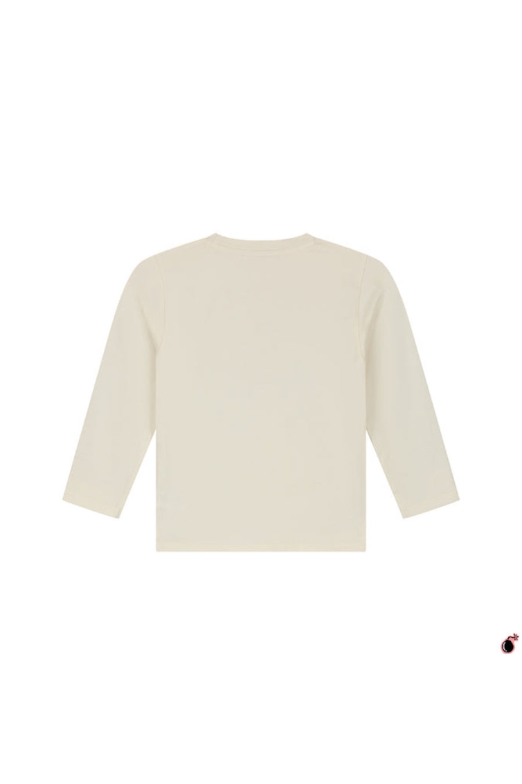 Stains & Stories shirt long sleeve jongens trui & sweat Beige