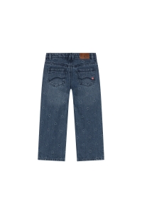 Stains & Stories denim wide leg pant meisjes jeans Blauw