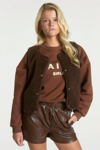 Ai&Ko Sweater Zena meisjes trui & sweat Grijs