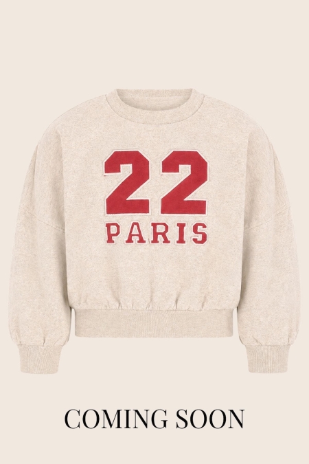 Like Flo Danee oversized sweater meisjes trui & sweat Wit