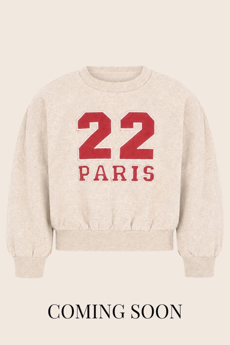 Like Flo Danee oversized sweater meisjes trui & sweat Wit